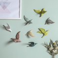 thumbnail image 3 of 123d Cerámica Forma de pájaros Decoraciones para colgar en la pared Montado en la pared Hogar simple Artesanías de pared Adornos Esculturas, 3 of 5