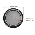 thumbnail image 2 of Speaker Grill Cover 4 Inch 124mm Mesh Decorative Circle Subwoofer Protector Black 4pcs, 2 of 5