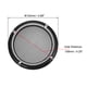 thumbnail image 2 of Cubierta de rejilla para altavoz Uxcell de 4 pulgadas 124mm círculo decorativo protector de subwoofer negro, 2 of 5
