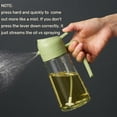 thumbnail image 2 of Oil Dispenser for Kitchen Spray, 2 In 1 Oil Dispenser and Oil Sprayer, Olive Bottle Spray and Pour for Kitchen, Glass Cooking Oil Spray Dispenser, Ceramic Oil Dispenser (Color : B), 2 of 5