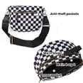 thumbnail image 3 of Gynky Checkered Crossbody Bag Bum Bags for Women, Spacious Nylon Shoulder Handbag Purse Fanny Packs Belt Bag, 3 of 6