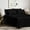 Black, variant on 1800 Count 6 Piece Bedsheet Set Extra Soft Deep Pocket Hotel Bed Sheets