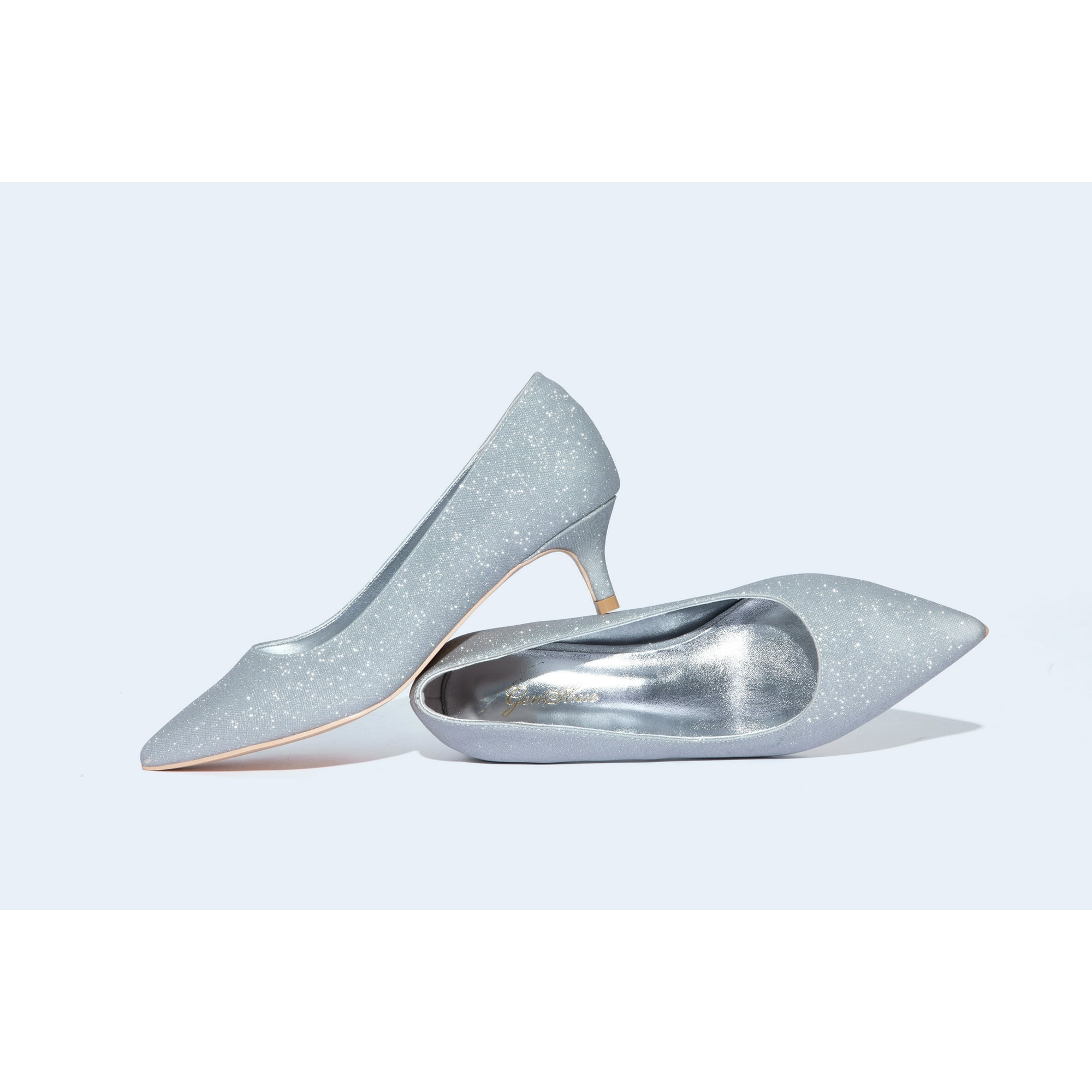 Buy Silver Heeled Sandals for Women by Blue Beauty Online | Ajio.com