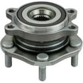 thumbnail image 4 of MotorbyMotor 513357 Front Wheel Bearing Hub Assembly Replacement for 2017 2018 Nissan Qashqai Nissan Rogue Sport, 2014-2019 Nissan Rogue Wheel Hub Assembly w/5 Lugs-2 Pack, 4 of 7