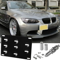 1PC Front Bumper Tow Hook License Plate Bracket Holder For BMW E39 E46 E90 328i 335i