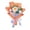 Orange, variant on Flowers 2 Hand Knitted Bouquet Arrangement for Home and Event Centerpiece for Weddings Party Seasonal Display,28 cm,Blue