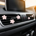 thumbnail image 5 of 6 Pcs Daisy Flower Air Vent Clip Accessories Air Conditioning Outlet Clip Car Air Freshener Dashboard Accessories Charm Car Inter Decor(3 cm, 3.3 cm,Pink), 5 of 12