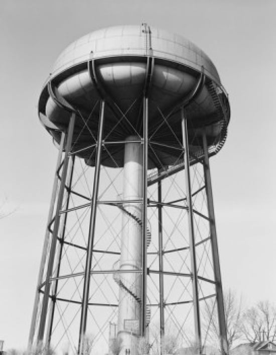 USA New York Yonkers Nodine Hill Memorial Park Water tower Poster Print ...