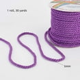 thumbnail image 5 of 30 Yards 5mm Twisted Nylon Cord Rope 3-Ply Indigo Twisted Cord Trim for Home Decor Crafts Making and Costume Crafting, 5 of 8