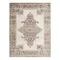 thumbnail image 2 of Unique Loom Hermitage Collection Area Rug - Gala (9' x 12' Rectangle Chocolate Brown/Black), 2 of 6