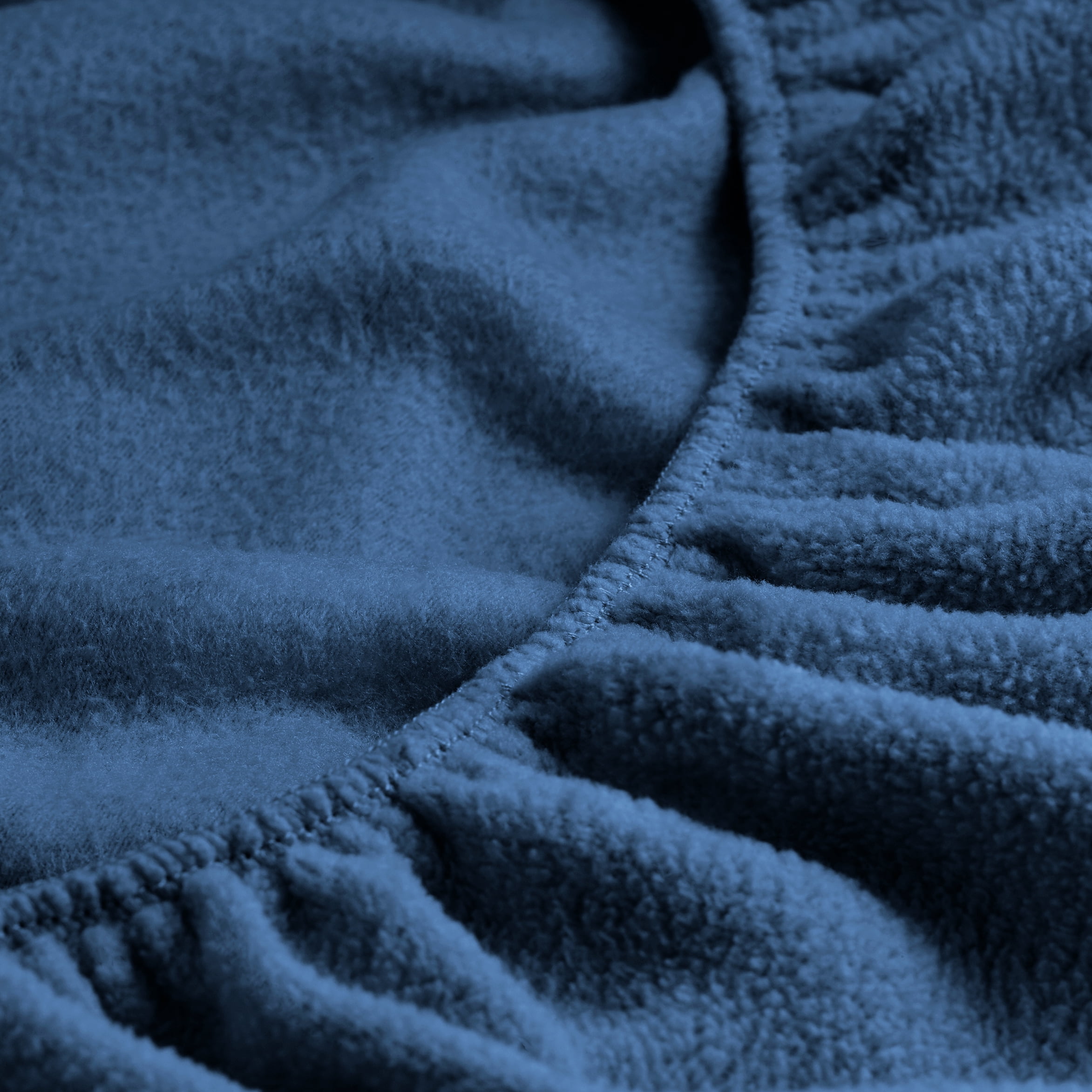 Bare Home Fleece Sheet Set, Warm Plush Polar Fleece, Pill Resistant, Twin XL, Dark Blue