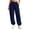 Navy, variant on Sweatpants for Women Elastic Waist Sweatpants Fall Fashion Casual Comfortable Solid Pocket Full Length Pants Athletic Joggers with Pockets