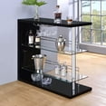 thumbnail image 2 of Prescott Rectangular Home Wine Table Black High Gloss, 2 of 9