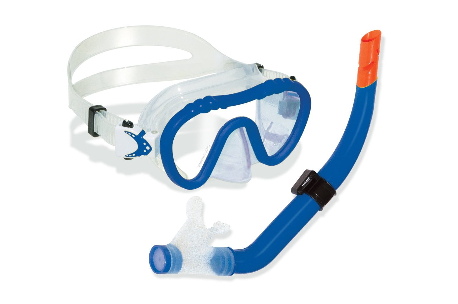 Swimline Divesite Silicone Mask and Snorkel Set (Kids Size) Blue
