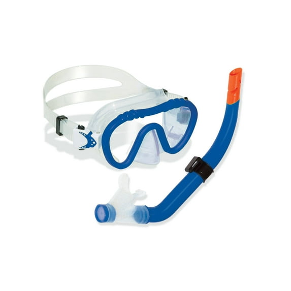 Swimline Divesite Silicone Mask and Snorkel Set (Kids Size) - Blue