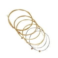 thumbnail image 3 of Minkissy Steel Guitar Strings Acoustic 6Set Golden For Jazz Performance And Sound Production, 3 of 8