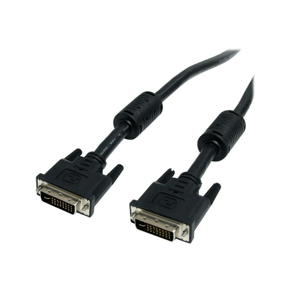 StarTech.com DVIIDMM10 Black Male to Male DVI-I Dual Link Digital Analog Monitor Cable