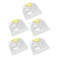 thumbnail image 3 of 5Pcs Grain Sealed Storage Bag Reusable Transparent Grain Storage Bag for Rice Cereals Flour Nuts 5kg, 3 of 5