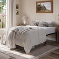 thumbnail image 3 of Einfach Queen Bed Frame, 18'' Metal Platform Bed with 16.6'' Under-Bed Storage Space, Heavy Duty, No Box Spring Needed, Black, 3 of 11