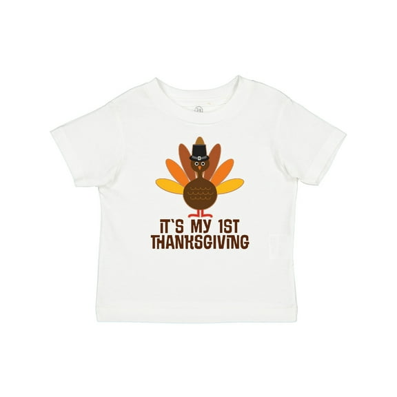 Inktastic My 1st Thanksgiving Turkey Boys or Girls Baby T-Shirt