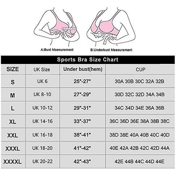 cueiha Super Comfort Bra, Womens Sports Bras Removable Pads Plus