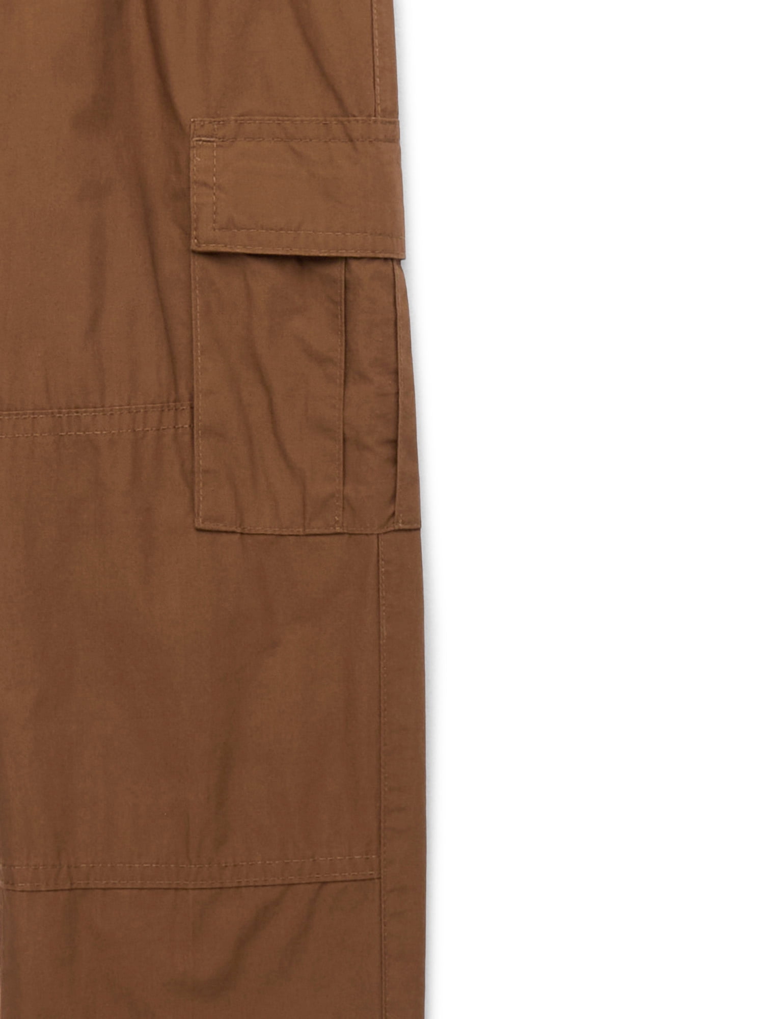 Wonder Nation Boys Poplin Cargo Pants, Sizes XS-XXL & Husky