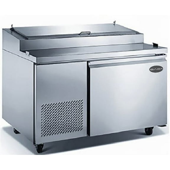 Heavy Duty Commercial 49" (1 Door) Pizza Prep Table Refrigerator