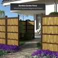 thumbnail image 2 of Red Lantern 6 ft. x 3 ft. Japanese Bamboo Kumo Fence, 2 of 7