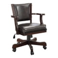 thumbnail image 4 of Furniture of America Deaton Traditional Wood 5-Piece Gaming Table Set in Cherry, 4 of 11