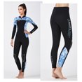 thumbnail image 4 of DIVE SAIL Pantalones de neopreno de 3 mm Tipo dividido Costuras sin costuras Leggings de buceo elásticos a prueba de sol de tres capas para bucear con esnórquel Surf Mujer azul XL Noticed OD003286-09, 4 of 7