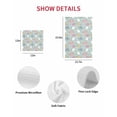 thumbnail image 7 of Easter Bunny Kitchen Dish Towels for Drying Dishes Set of 3, Colorful Eggs Spring Leaves Daisy Blue Waffle Weave Microfiber Hand Tea Bathroom Towels Quick Dry & Absorbent Towel 12x12, 7 of 7