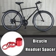 thumbnail image 2 of 1 Set Bicycle Road Front Headset Spacer for Bicycle Handlebar Stem Spacers  28.6mm Fit for 1 1/8 in Red 5 10 mm, 2 of 6