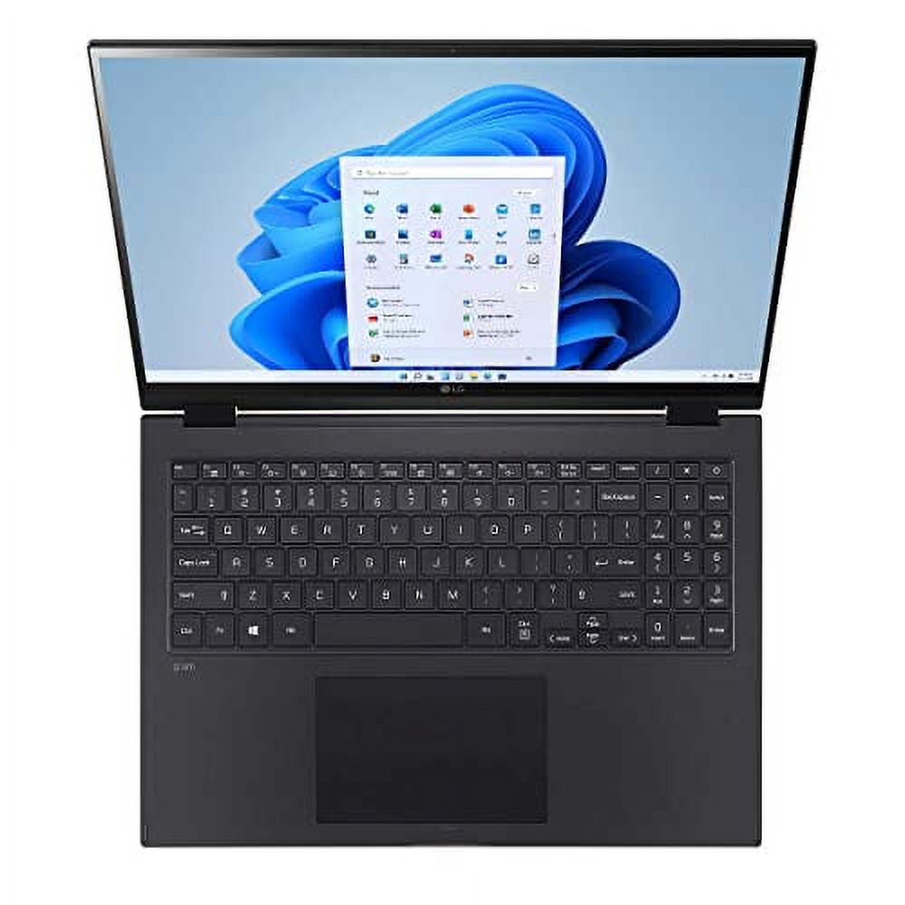 2022 LG Gram 16" 2in1 Ultralight Laptop WQXGA IPS Touchscreen Intel EVO Platform i7-1165G7 16GB RAM 1TB(512x2) NVMe SSD Iris Xe Graphics WiFi AX Backlit Fingerprint Fullday Battery Windows 11 w/Pen