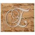 thumbnail image 2 of Wooden Letter E, Wooden Wall Hanging, Large Wooden Letters, Cursive Wood Letter, 2 of 9