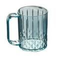 thumbnail image 2 of TACILIP Bathroom Accessories, Striped and Extravagant Mouthwash Cup Household Transparent Plastic Cups with Holes Tooth Tank Tooth Cup Brush High-color Couple Wash Cup, Gifts for Men, 2 of 6