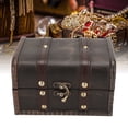 thumbnail image 4 of Wooden Treasure Box, Jewelry Storage Box Grey  For Earrings, 4 of 8
