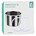 thumbnail image 3 of ZoneFly Original 6 Qt Power Cooker XL Replacement Inner Pot with 2 Pack Sealing Ring for Power Pressure Cooker PPC770 PPC771 PPC770-1 PRO PCXL-PRO6 PCTR-16 YBD60-100 WAL1 WAL2, 3 of 4