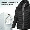 thumbnail image 2 of Electric Heated Jacket with Hood - 4-Level Temperature Control Cozy Outerwear for Cold Weather - M09-23 European Size S - Battery and Powerbank Not Included, 2 of 6