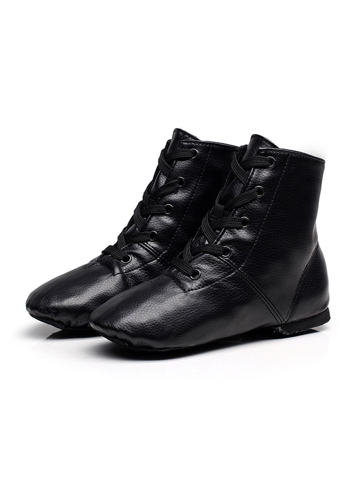 All-leather Jazz Boots Dancing Shoes Modern Dance Boots Practice Shoes Unisex 
