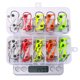 thumbnail image 2 of Cebo 25 unids/caja Swimbait Lentejuelas giratorias Señuelos artificiales Accesorios de pesca (4.7g) Likrtyny Para Estrenar, 2 of 9