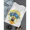 thumbnail image 3 of Sunset Hawaiian Palm Tree T-Shirt Women -Image by Shutterstock, Female x-Large, 3 of 4