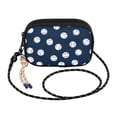 thumbnail image 2 of FORMRS Mini Crossbody Bag for Women Adjustable Shoulder Rope Travel Casual Phone Purse, Navy Blue Baseball Pattern, 2 of 7