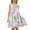 Multicolor D, variant on OVAFBAU Girls Dresses Summer Outfits Floral Print Sleeveless Sundress A Line Beach Cotton Sundress