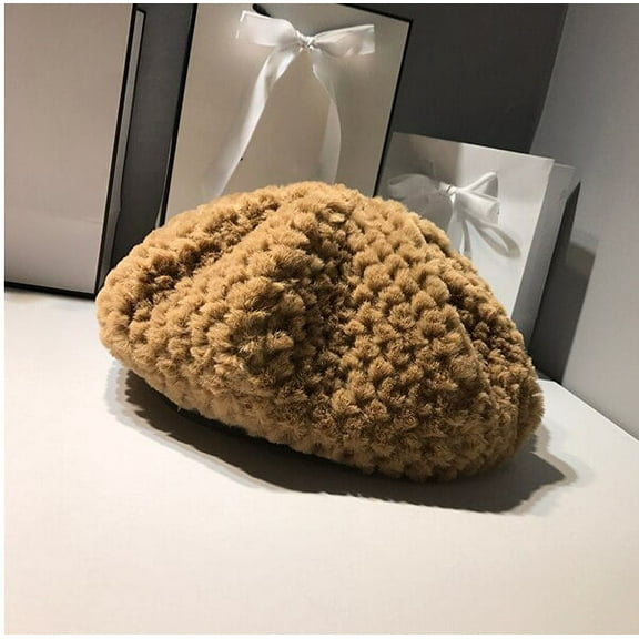 COCOpeaunt Lady Spring Winter Berets Hat Painter Style Hat Women Vintage Berets Solid Color Caps Female Bonnet Warm Walking Cap Present