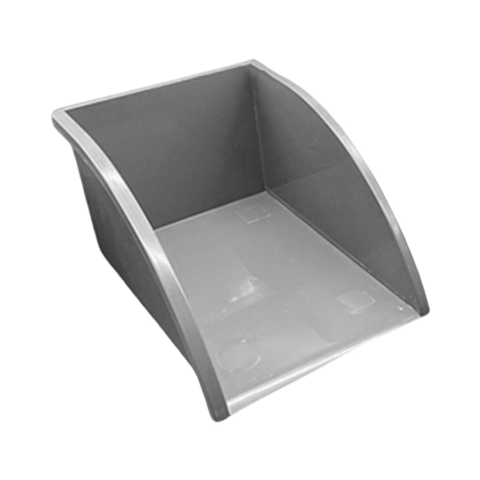 Gutter Downspout Extension Rainwater Collector Water Dustpan Gray PVC Material for Backyard Landscape Barrels