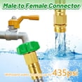 thumbnail image 4 of AOOOWER 2ft Garden Hose 3/4inch With High Pressure Water Flows Capacity For Outdoor Faucets And Sprinkler Connector, 4 of 9
