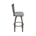 thumbnail image 4 of 870 Hadleigh 36" Swivel Bar Stool with Bronze Finish and Canter Folkstone Grey Seat and Back, 4 of 5