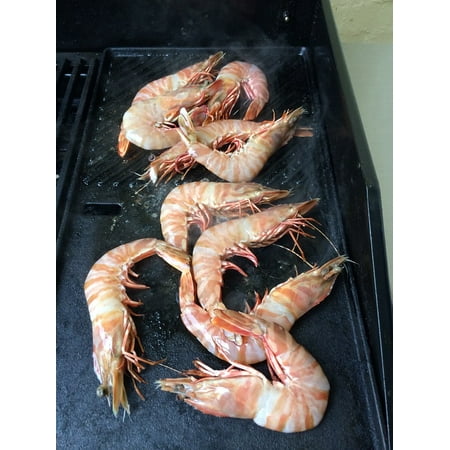 - LAMINATED POSTER Shrimp Bbq Prawns Poster Print 24 x 36