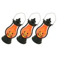 thumbnail image 2 of Shisuyan Festival Atmosphere Pumpkin Lanterns Assorted Color 3Pcs 7.5x2.6in, 2 of 8