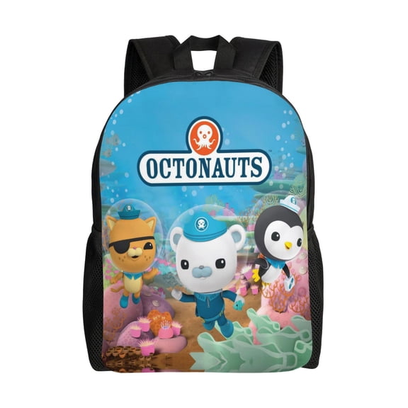 Octonaut Backpack Large Capacity Schoolbag Book Bag Casual Daypack For Women Men